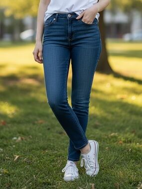 Abercrombie & Fitch Dark Blue Women's Jeans